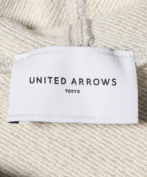UNITED ARROWS(ユナイテッドアローズ)の「スウェット ジップアップ パーカー(パーカー・レディース・グレー系/ナチュラル・FREE)」の4枚目の写真