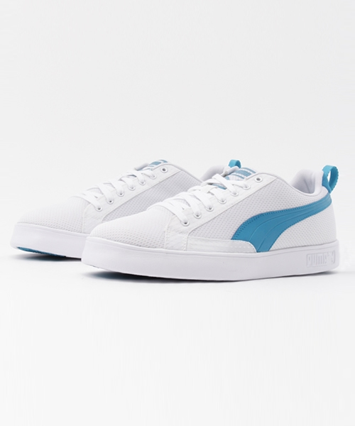 PUMA(プーマ)の「マッチ ライト メッシュ INTEREST(スニーカー・メンズ・レッド/ネイビー/ホワイト・26.5cm/27.5cm/24.5cm/25.5cm/24.0cm/22.5cm/23.0cm/23.5cm/28.5cm/26.0cm/27.0cm/25.0cm/28.0cm/29.0cm)」の2枚目の写真