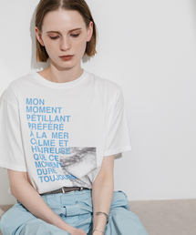 CALMER（カルメール）の「Printed T-shirt（Tシャツ/カットソー）」
