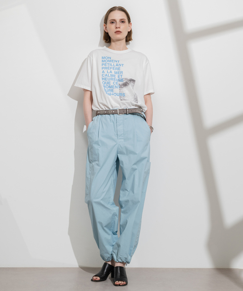 CALMER（カルメール）の「Printed T-shirt（Tシャツ/カットソー・レディース・ブルー系その他/レッド・FREE）」の4枚目の写真