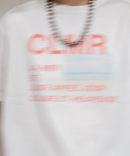 CALMER（カルメール）の「Printed T-shirt（Tシャツ/カットソー・レディース・ブルー系その他/レッド・FREE）」の6枚目の写真