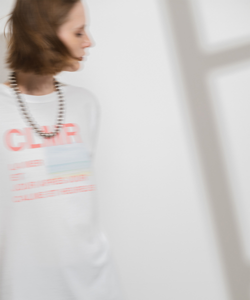 CALMER（カルメール）の「Printed T-shirt（Tシャツ/カットソー・レディース・ブルー系その他/レッド・FREE）」の7枚目の写真