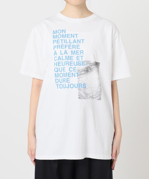 CALMER（カルメール）の「Printed T-shirt（Tシャツ/カットソー・レディース・ブルー系その他/レッド・FREE）」の11枚目の写真