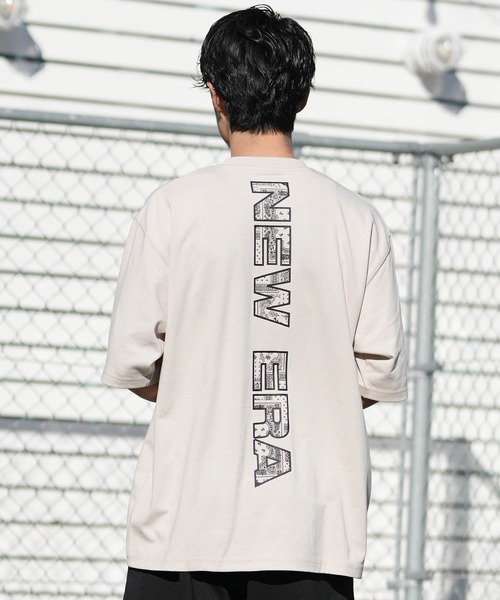 NEW ERA(ニューエラ)の「【ムラサキスポーツ限定】NEW ERA/ニューエラ 半袖 Tシャツ バックプリント 15159348/15159349/15159350(Tシャツ/カットソー・メンズ・ホワイト/ブラック/ストーン・M/XL/L)」の4枚目の写真
