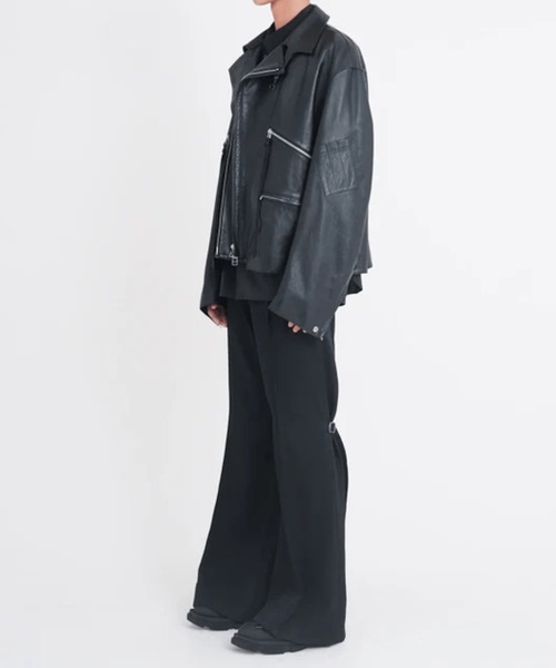 Tamme（タム）の「【TAMME/タム】LEATHER MK3 JACKET（その他アウター・メンズ・ブラック・1）」の3枚目の写真