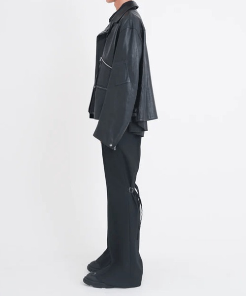 Tamme（タム）の「【TAMME/タム】LEATHER MK3 JACKET（その他アウター・メンズ・ブラック・1）」の4枚目の写真