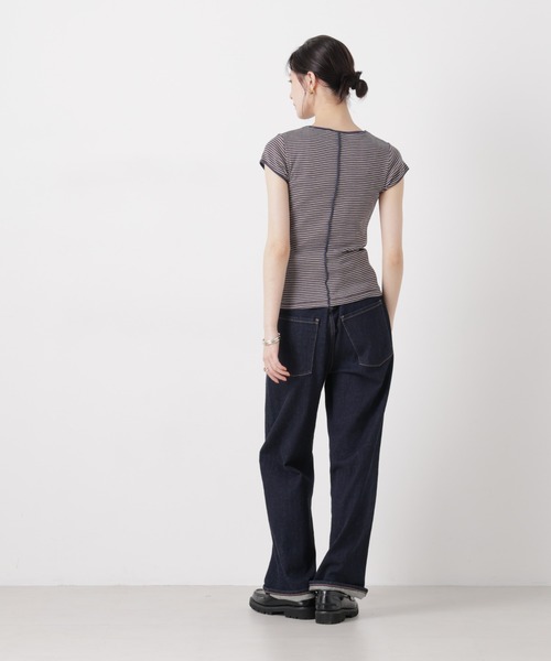 NANO universe（ナノユニバース）の「Robert P. Miller/Prib Slit S/S tee（Tシャツ/カットソー・レディース・その他2/その他1/アイボリー・FREE）」の4枚目の写真