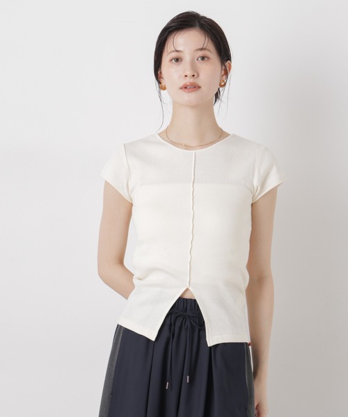 NANO universe（ナノユニバース）の「Robert P. Miller/Prib Slit S/S tee（Tシャツ/カットソー・レディース・その他2/その他1/アイボリー・FREE）」の18枚目の写真