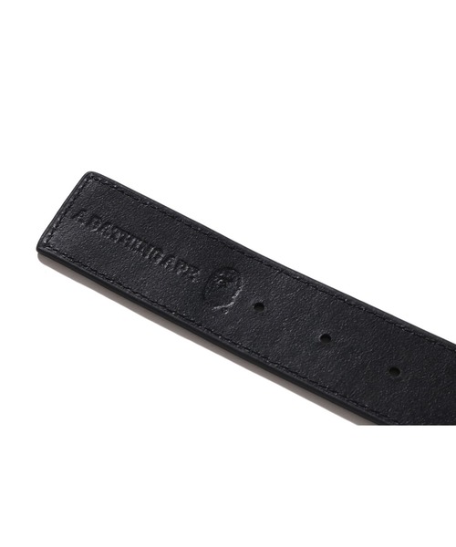 A BATHING APE（アベイシングエイプ）の「COLLEGE MONOGRAM REVERSIBLE BELT（ベルト・メンズ・ブラック/ブラウン・FREE）」の7枚目の写真