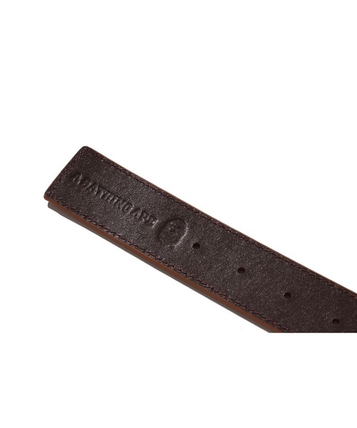 A BATHING APE（アベイシングエイプ）の「COLLEGE MONOGRAM REVERSIBLE BELT（ベルト・メンズ・ブラック/ブラウン・FREE）」の8枚目の写真
