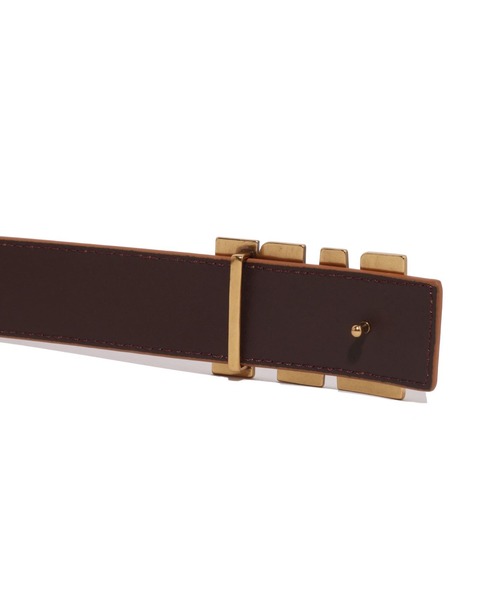 A BATHING APE（アベイシングエイプ）の「COLLEGE MONOGRAM REVERSIBLE BELT（ベルト・メンズ・ブラック/ブラウン・FREE）」の16枚目の写真