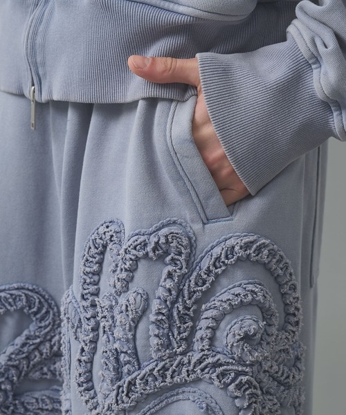TAAKK(ターク)の「【TAAKK/ターク】Sweat Wide Pants(スウェットパンツ・メンズ・ブラック/ブルー・2/3)」の8枚目の写真