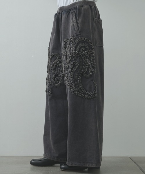 TAAKK(ターク)の「【TAAKK/ターク】Sweat Wide Pants(スウェットパンツ・メンズ・ブラック/ブルー・2/3)」の13枚目の写真