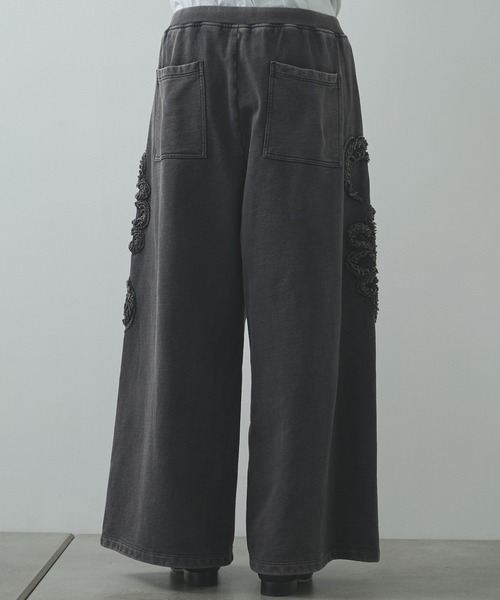 TAAKK(ターク)の「【TAAKK/ターク】Sweat Wide Pants(スウェットパンツ・メンズ・ブラック/ブルー・2/3)」の14枚目の写真