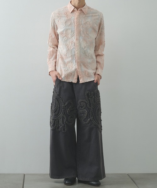 TAAKK(ターク)の「【TAAKK/ターク】Sweat Wide Pants(スウェットパンツ・メンズ・ブラック/ブルー・2/3)」の10枚目の写真