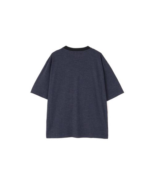 MARGARET HOWELL(マーガレットハウエル)の「SUPERFINE MERINO JERSEY TOP(Tシャツ/カットソー・メンズ・ネイビー/グレー系その他3・LARGE/MEDIUM)」の11枚目の写真