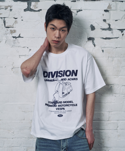 PEID（ペイド）の「PDディビジョン 半袖Tシャツ ホワイト（Tシャツ/カットソー・レディース・ホワイト・2/3/4/5/6/1）」の5枚目の写真