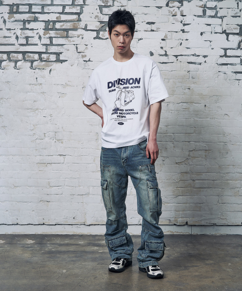 PEID（ペイド）の「PDディビジョン 半袖Tシャツ ホワイト（Tシャツ/カットソー・レディース・ホワイト・2/3/4/5/6/1）」の7枚目の写真