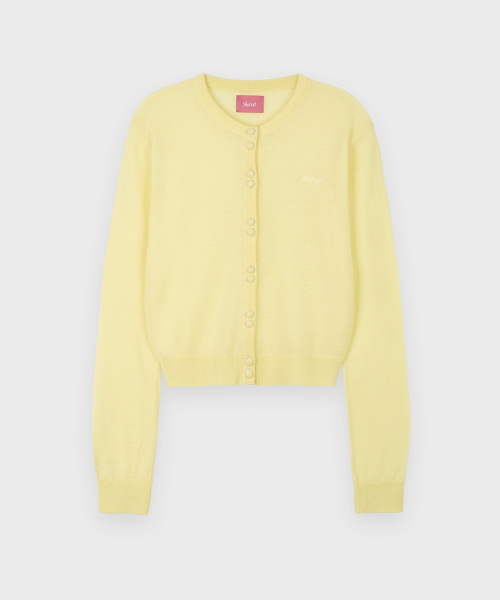 SINOON(シヌーン)の「Double Button Cardigan (Lemon Yellow)(カーディガン/ボレロ・レディース・イエロー・FREE)」の6枚目の写真