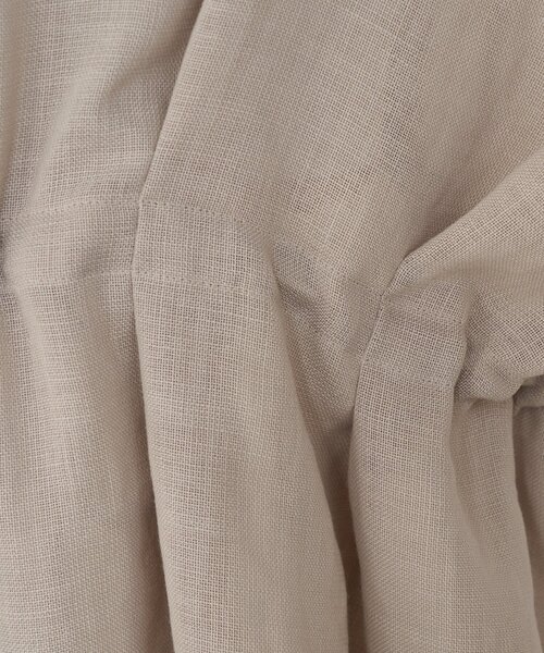 Jena espace merveilleux（ジェナ　エスパスメルヴェイユ）の「ドロストタックブルゾン（ベスト・レディース・チャコールグレー/ベージュ/ブラウン・FREE）」の5枚目の写真