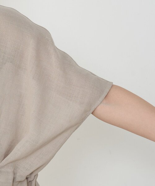 Jena espace merveilleux（ジェナ　エスパスメルヴェイユ）の「ドロストタックブルゾン（ベスト・レディース・チャコールグレー/ベージュ/ブラウン・FREE）」の8枚目の写真