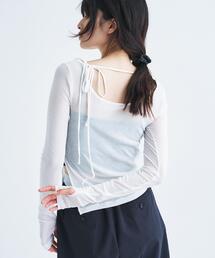 jersey ribbon pullover
