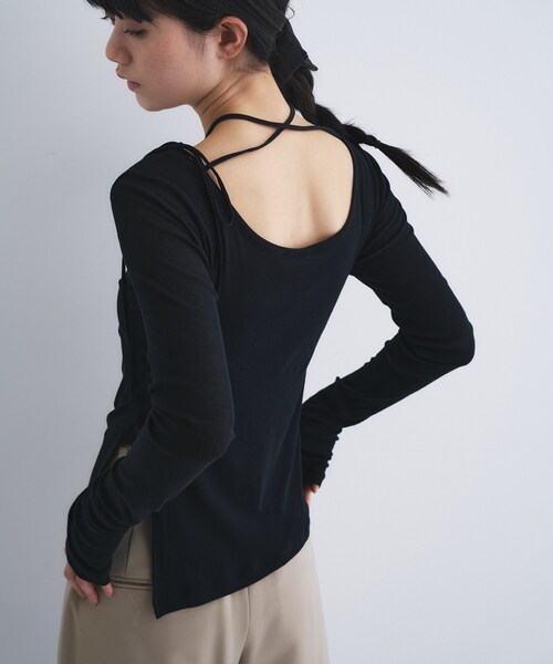 CODE A(コードエー)の「jersey ribbon pullover(Tシャツ/カットソー・レディース・ホワイト/ブラック/ライトイエロー系・00)」の17枚目の写真