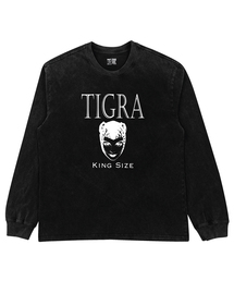 TIGRA KING SIZE ピグメントダイングロングTシャツ