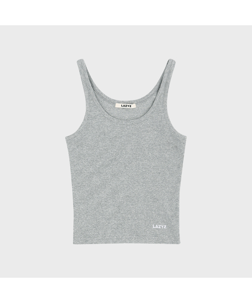 LAZYZ(レイジジ)の「デイリースリーブレス(3色)(Tシャツ/カットソー・レディース・ブラック/アッシュグレー/ホワイト・F)」の3枚目の写真