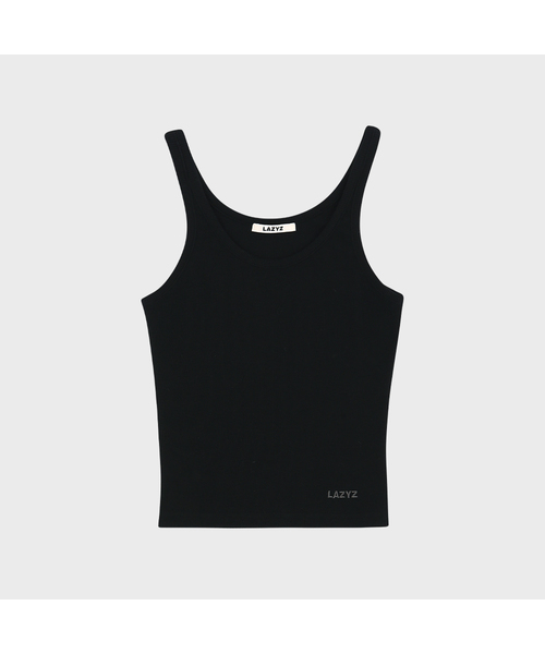 LAZYZ(レイジジ)の「デイリースリーブレス(3色)(Tシャツ/カットソー・レディース・ブラック/アッシュグレー/ホワイト・F)」の1枚目の写真