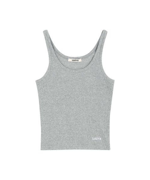 LAZYZ(レイジジ)の「デイリースリーブレス(3色)(Tシャツ/カットソー・レディース・ブラック/アッシュグレー/ホワイト・F)」の7枚目の写真