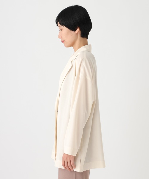 Elura（エルーラ）の「≪イージーケア≫アイロンいらずゆるジャケット/659652（テーラードジャケット・レディース・ブラック/ブラウン/ピンク/オフホワイト・FREE）」の15枚目の写真