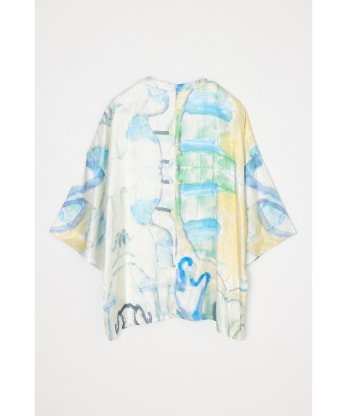 ENFOLD(エンフォルド)の「BIG SILHOUETTE T-SHIRT(Tシャツ/カットソー・レディース・マルチ/ホワイト系その他2・38)」の4枚目の写真