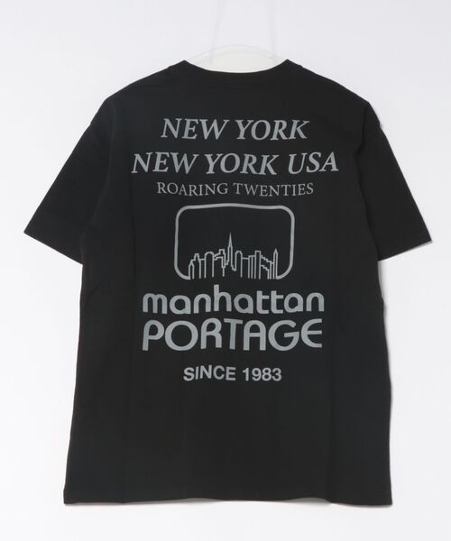 Manhattan Portage(マンハッタンポーテージ)の「Short Sleeve Print T-Shirts(Tシャツ/カットソー・メンズ・ホワイト/ブラック/ヘザーグレー・SMALL/X-LARGE/LARGE/MEDIUM)」の5枚目の写真