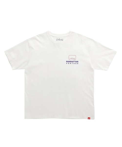 Manhattan Portage(マンハッタンポーテージ)の「Short Sleeve Print T-Shirts(Tシャツ/カットソー・メンズ・ホワイト/ブラック/ヘザーグレー・SMALL/X-LARGE/LARGE/MEDIUM)」の1枚目の写真