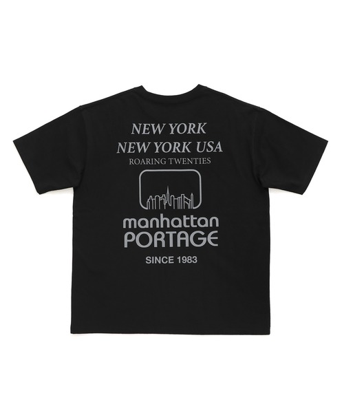 Manhattan Portage(マンハッタンポーテージ)の「Short Sleeve Print T-Shirts(Tシャツ/カットソー・メンズ・ホワイト/ブラック/ヘザーグレー・SMALL/X-LARGE/LARGE/MEDIUM)」の6枚目の写真