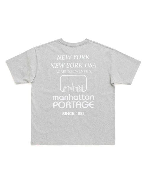 Manhattan Portage(マンハッタンポーテージ)の「Short Sleeve Print T-Shirts(Tシャツ/カットソー・メンズ・ホワイト/ブラック/ヘザーグレー・SMALL/X-LARGE/LARGE/MEDIUM)」の7枚目の写真
