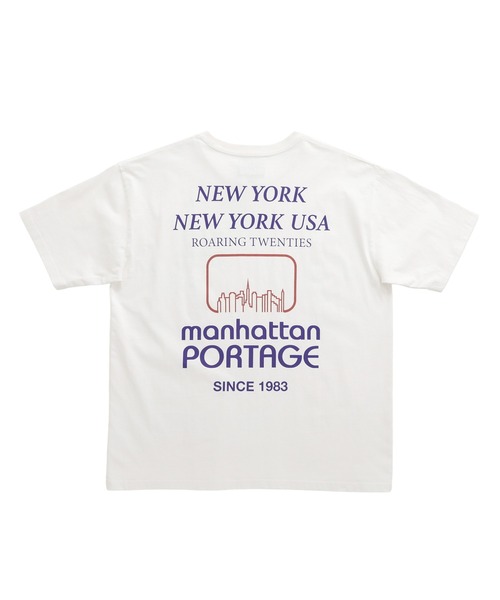 Manhattan Portage(マンハッタンポーテージ)の「Short Sleeve Print T-Shirts(Tシャツ/カットソー・メンズ・ホワイト/ブラック/ヘザーグレー・SMALL/X-LARGE/LARGE/MEDIUM)」の8枚目の写真