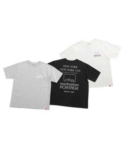 Manhattan Portage(マンハッタンポーテージ)の「Short Sleeve Print T-Shirts(Tシャツ/カットソー・メンズ・ホワイト/ブラック/ヘザーグレー・SMALL/X-LARGE/LARGE/MEDIUM)」の14枚目の写真