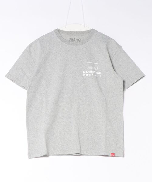 Manhattan Portage(マンハッタンポーテージ)の「Short Sleeve Print T-Shirts(Tシャツ/カットソー・メンズ・ホワイト/ブラック/ヘザーグレー・SMALL/X-LARGE/LARGE/MEDIUM)」の4枚目の写真