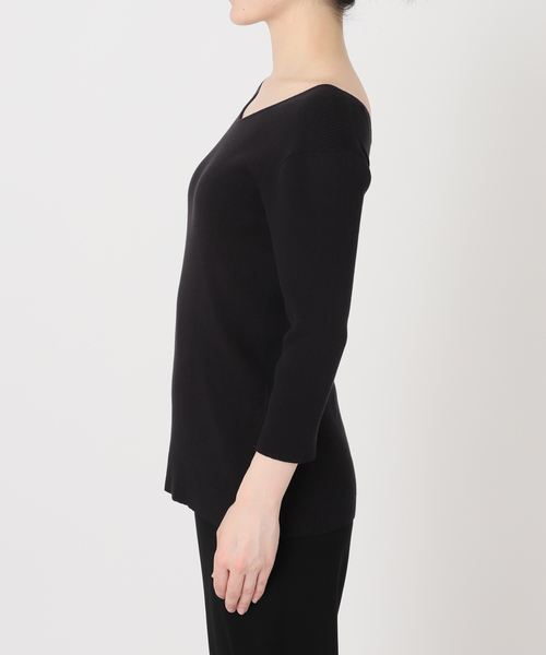 raspail(ラスパイユ)の「*【Raspail/ラスパイユ】 Reverse V-neck pullover(ニット/セーター・レディース・ブラック/カーキ・FREE)」の11枚目の写真