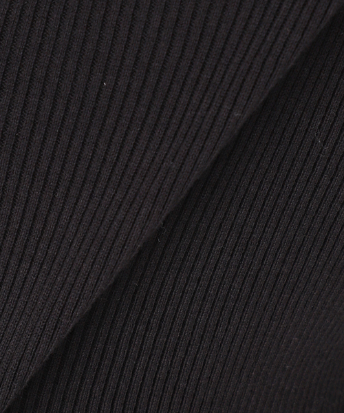 raspail(ラスパイユ)の「*【Raspail/ラスパイユ】 Reverse V-neck pullover(ニット/セーター・レディース・ブラック/カーキ・FREE)」の5枚目の写真