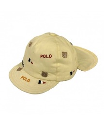 POLO BCS（ポロ ビーシーエス）の「POLO BCS 刺繍キャップ ベアフラッグ 日よけ付き（キャップ）」