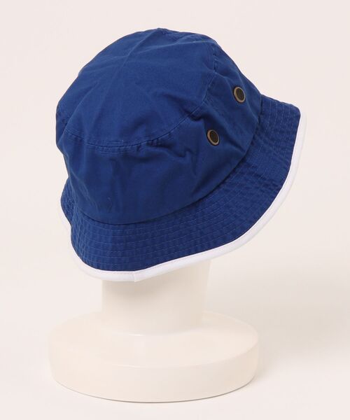 newhattan（ニューハッタン）の「【newhattan】Washed Bucket Hat with Trim（キャップ・メンズ・グレー/ホワイト/レッド/ロイヤルブルー/ベージュ・M/L）」の6枚目の写真