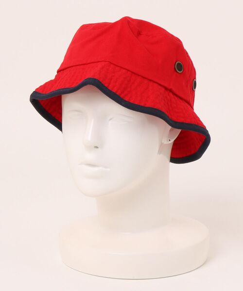 newhattan（ニューハッタン）の「【newhattan】Washed Bucket Hat with Trim（キャップ・メンズ・グレー/ホワイト/レッド/ロイヤルブルー/ベージュ・M/L）」の8枚目の写真