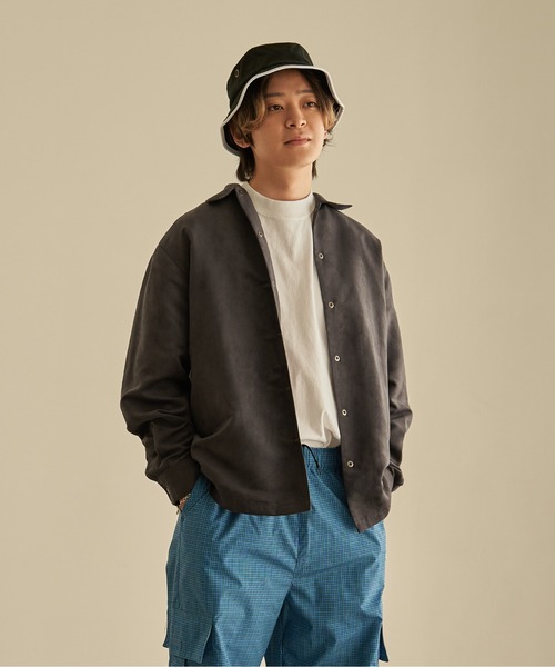 newhattan（ニューハッタン）の「【newhattan】Washed Bucket Hat with Trim（キャップ・メンズ・グレー/ホワイト/レッド/ロイヤルブルー/ベージュ/ブラック・M/L）」の11枚目の写真