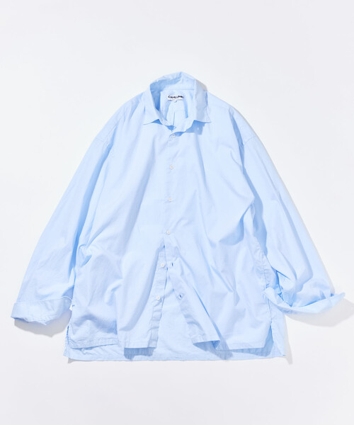 CAHLUMN(カウラム)の「CAHLUMN/カウラム Broadcloth Shirt/ブロードクロス シャツ(シャツ/ブラウス・メンズ・ホワイト/サックスブルー・MEDIUM/LARGE/X-LARGE/XX-LARGE)」の2枚目の写真