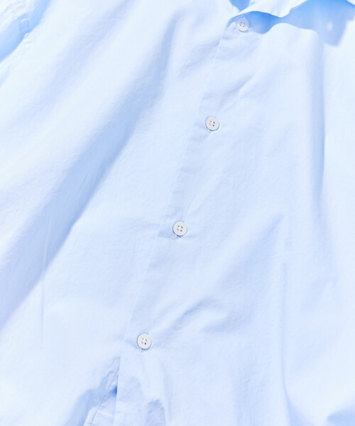 CAHLUMN(カウラム)の「CAHLUMN/カウラム Broadcloth Shirt/ブロードクロス シャツ(シャツ/ブラウス・メンズ・ホワイト/サックスブルー・MEDIUM/LARGE/X-LARGE/XX-LARGE)」の8枚目の写真