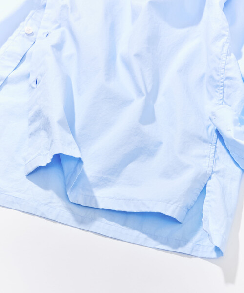 CAHLUMN(カウラム)の「CAHLUMN/カウラム Broadcloth Shirt/ブロードクロス シャツ(シャツ/ブラウス・メンズ・ホワイト/サックスブルー・MEDIUM/LARGE/X-LARGE/XX-LARGE)」の7枚目の写真