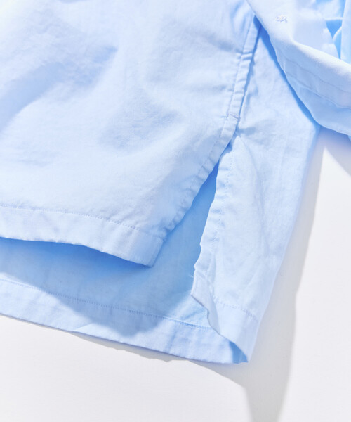 CAHLUMN(カウラム)の「CAHLUMN/カウラム Broadcloth Shirt/ブロードクロス シャツ(シャツ/ブラウス・メンズ・ホワイト/サックスブルー・MEDIUM/LARGE/X-LARGE/XX-LARGE)」の6枚目の写真